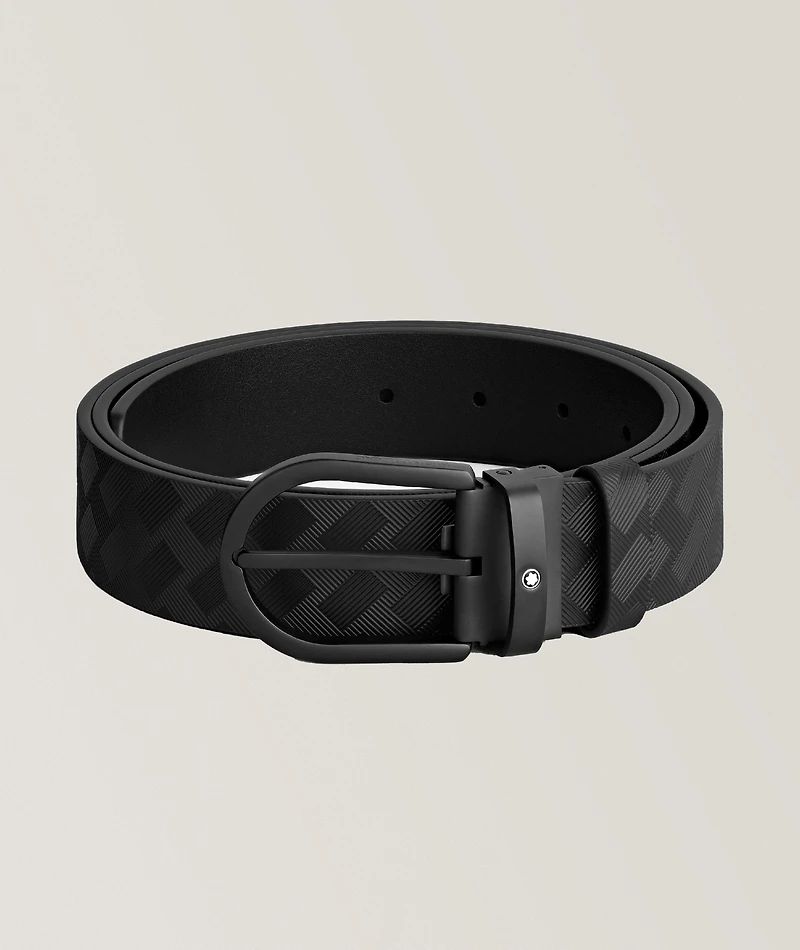 Extreme 3.0 Embossed Motif Leather Belt 