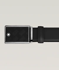 Motif Plate Buckle Leather Belt