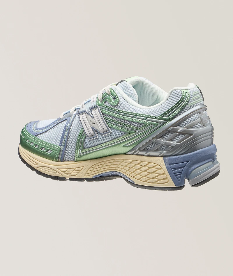 1906R Metallic Mesh Sneakers