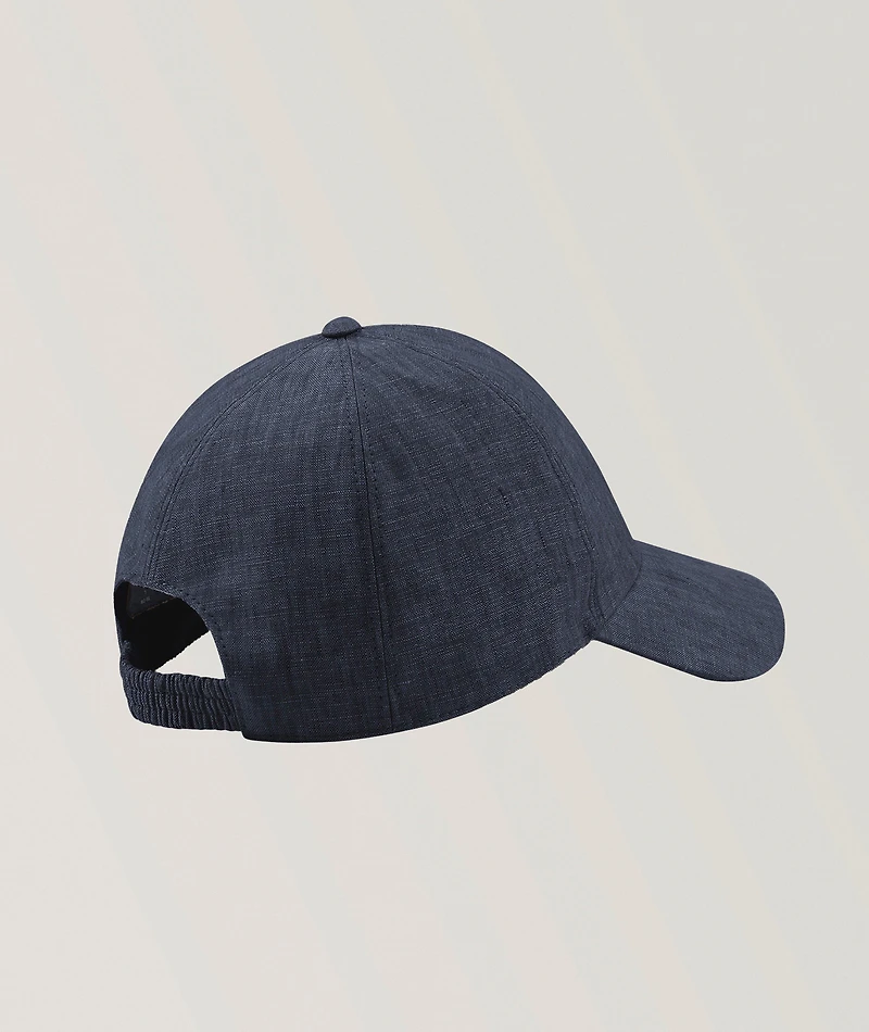 Riviera Linen Baseball Cap
