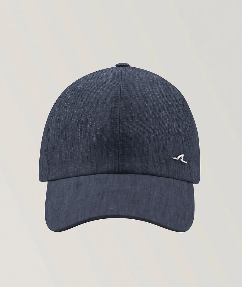 Riviera Linen Baseball Cap