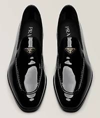 Venetian Logo Patent Leather Loafers