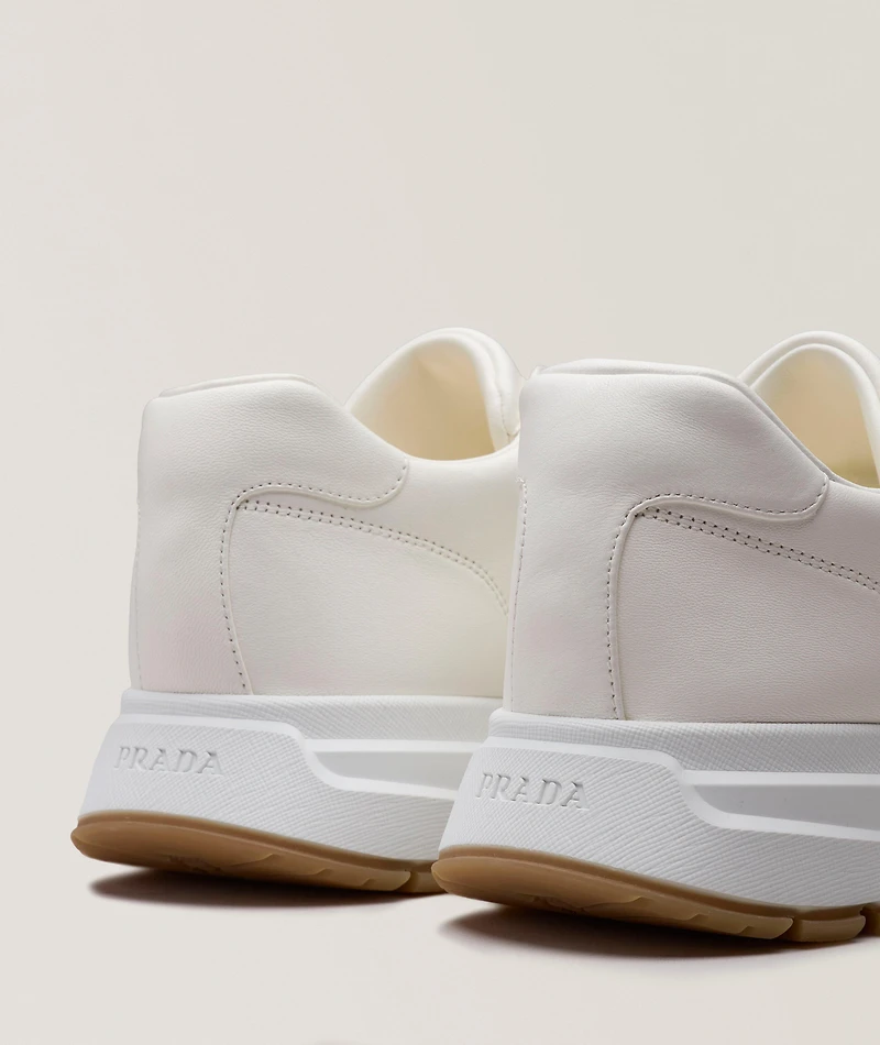 Prax Nappa Leather Logo Sneakers