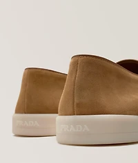 Saint Tropez Suede Logo Loafers