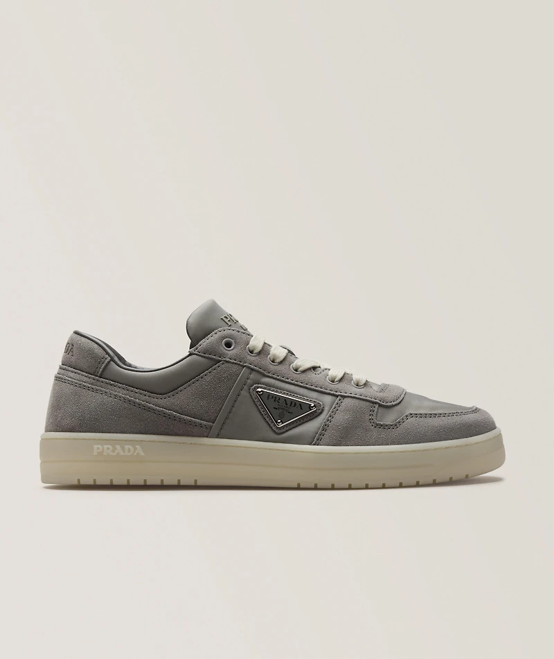 Downtown Re-Nylon & Suede Sneakers