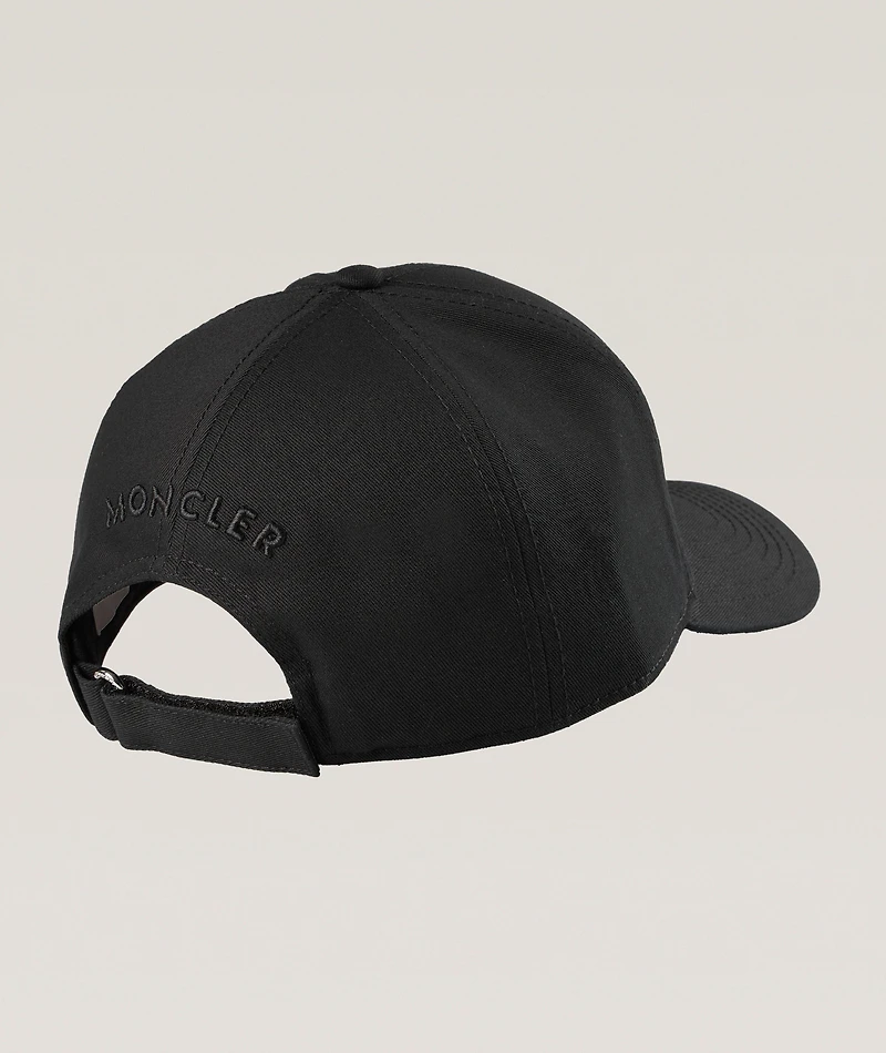 Embroidered Logo Gabardine Baseball Cap