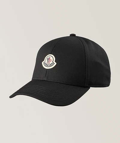 Embroidered Logo Gabardine Baseball Cap