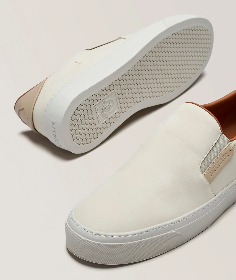 Monclub Leather Slip-On Sneakers