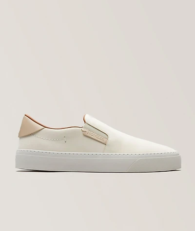 Monclub Leather Slip-On Sneakers