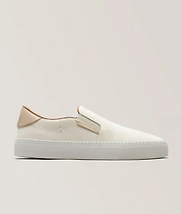 Monclub Leather Slip-On Sneakers