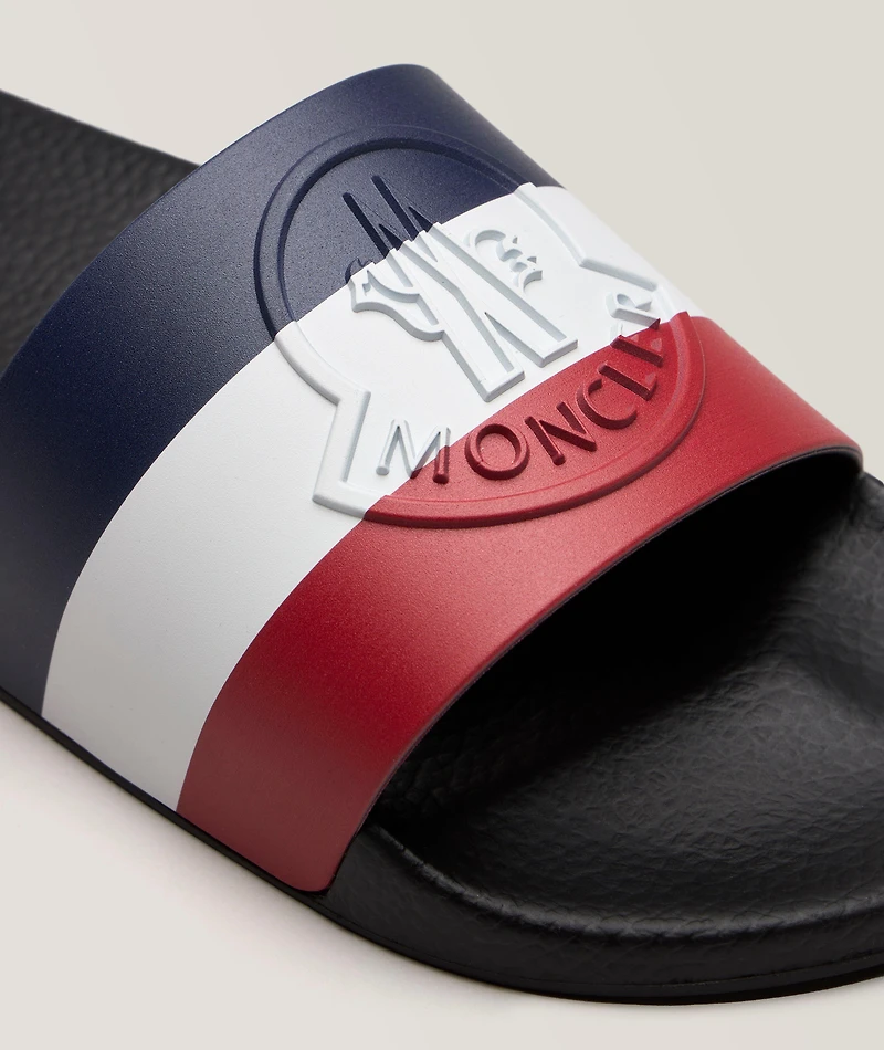 Baile Tricolour Rubber Slides