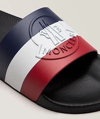 Baile Tricolour Rubber Slides