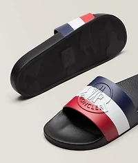 Baile Tricolour Rubber Slides