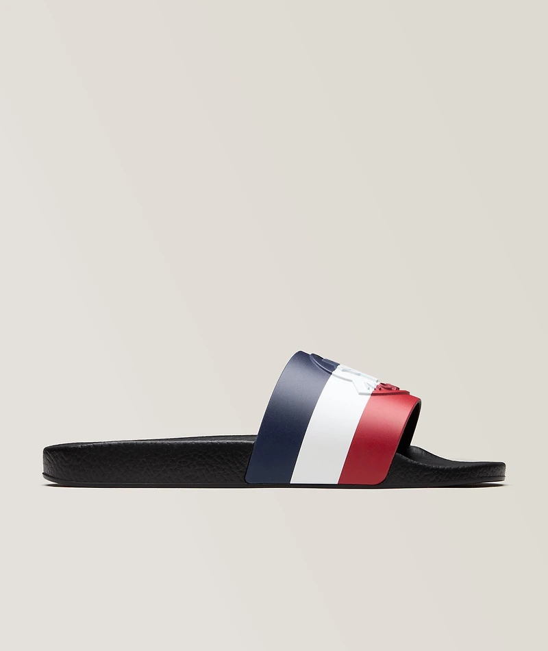 Baile Tricolour Rubber Slides