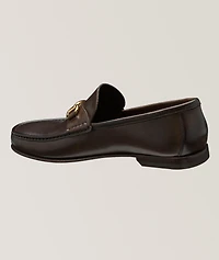 Watts Leather Horsebit Moc Toe Loafers
