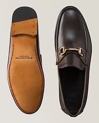 Watts Leather Horsebit Moc Toe Loafers