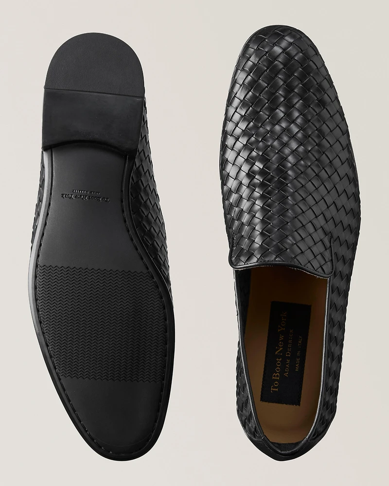 Foley Woven Leather Loafers