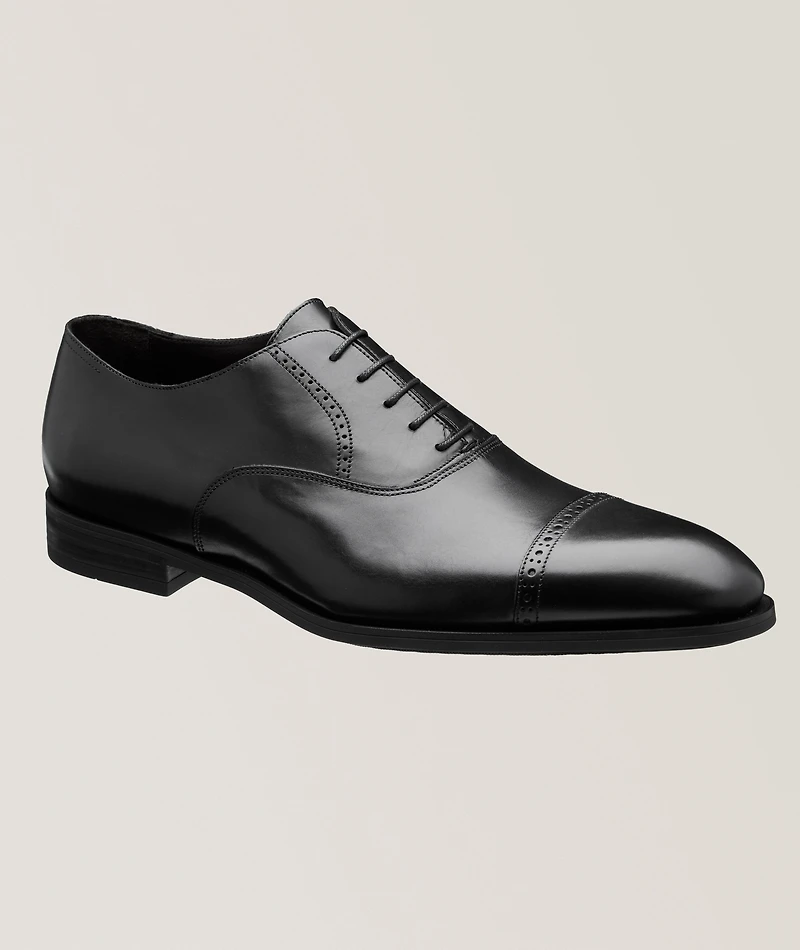 Everly Leather Cap-Toe Oxfords