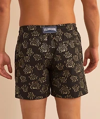 Jacquard Broché Turtles Swim Shorts