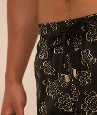 Jacquard Broché Turtles Swim Shorts