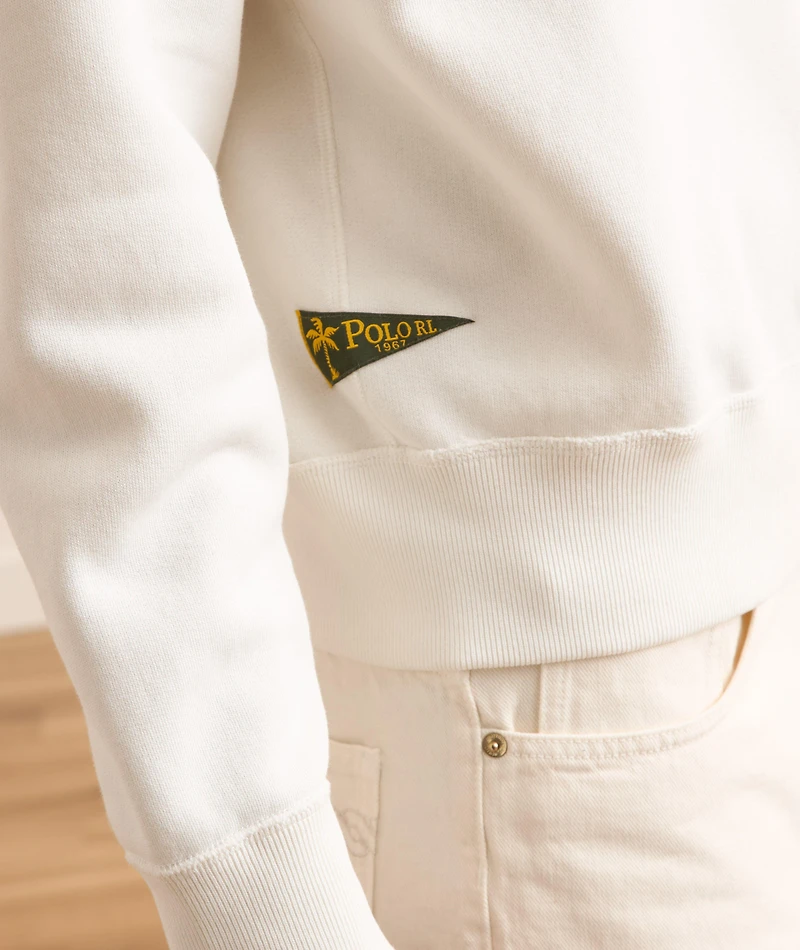 Palm Tree Cotton-Blend Sweatshirt