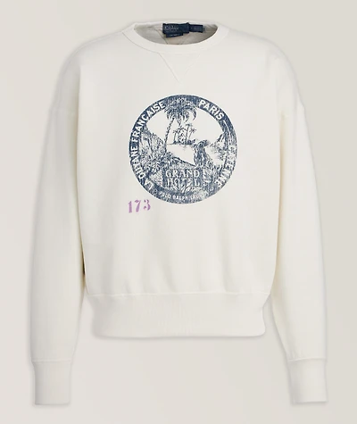 Palm Tree Cotton-Blend Sweatshirt