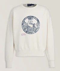 Palm Tree Cotton-Blend Sweatshirt