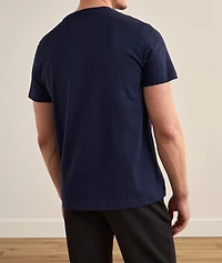 Pierce Embroidered Logo Cotton T-Shirt