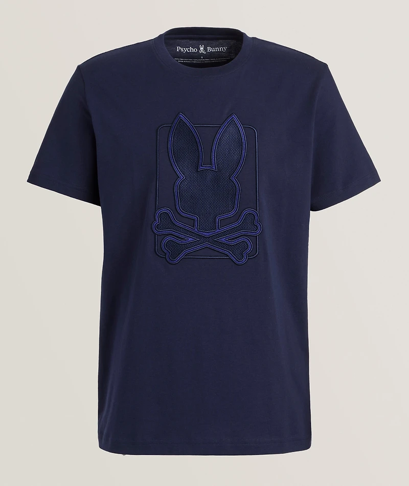 Pierce Embroidered Logo Cotton T-Shirt