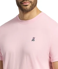 Embroidered Logo Cotton Crewneck T-Shirt
