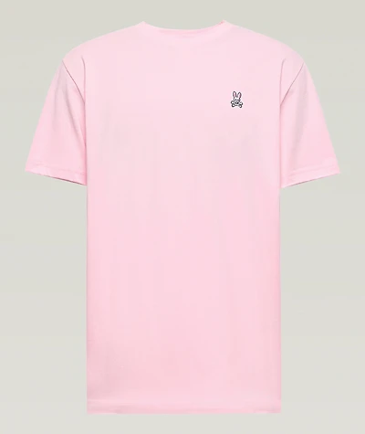 Embroidered Logo Cotton Crewneck T-Shirt