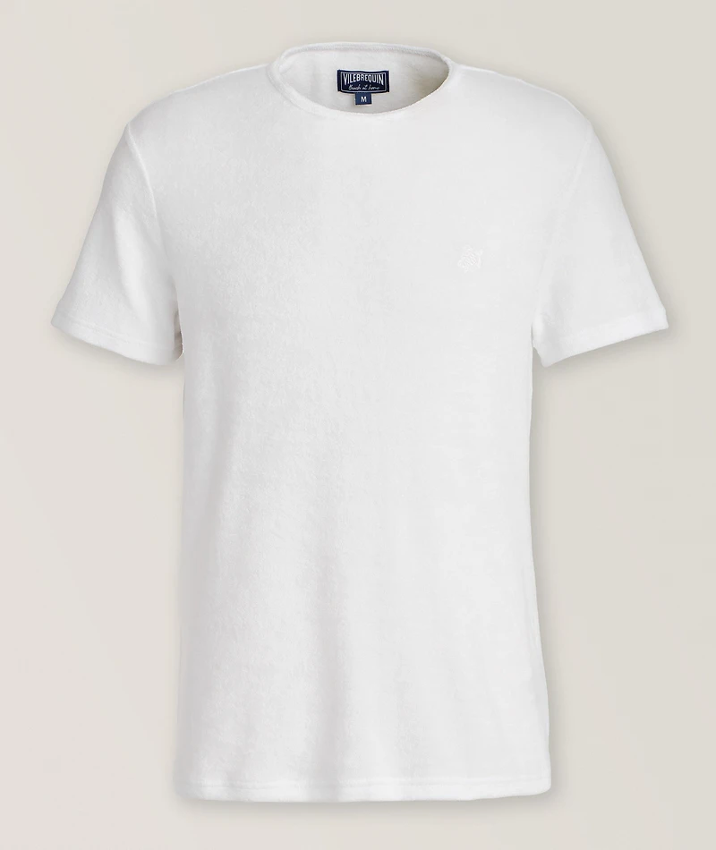 Tiramisu Terry Cloth-Blend T-Shirt