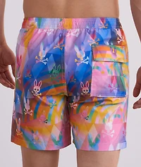 Milos Printed Swim Trunks