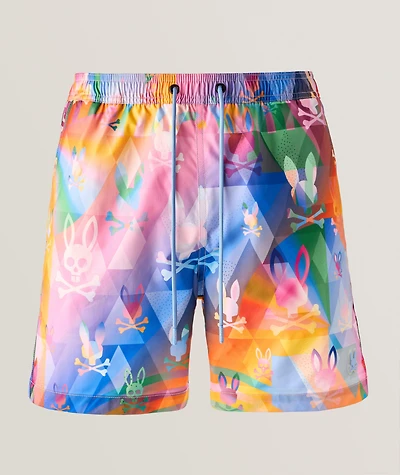 Milos Printed Swim Trunks