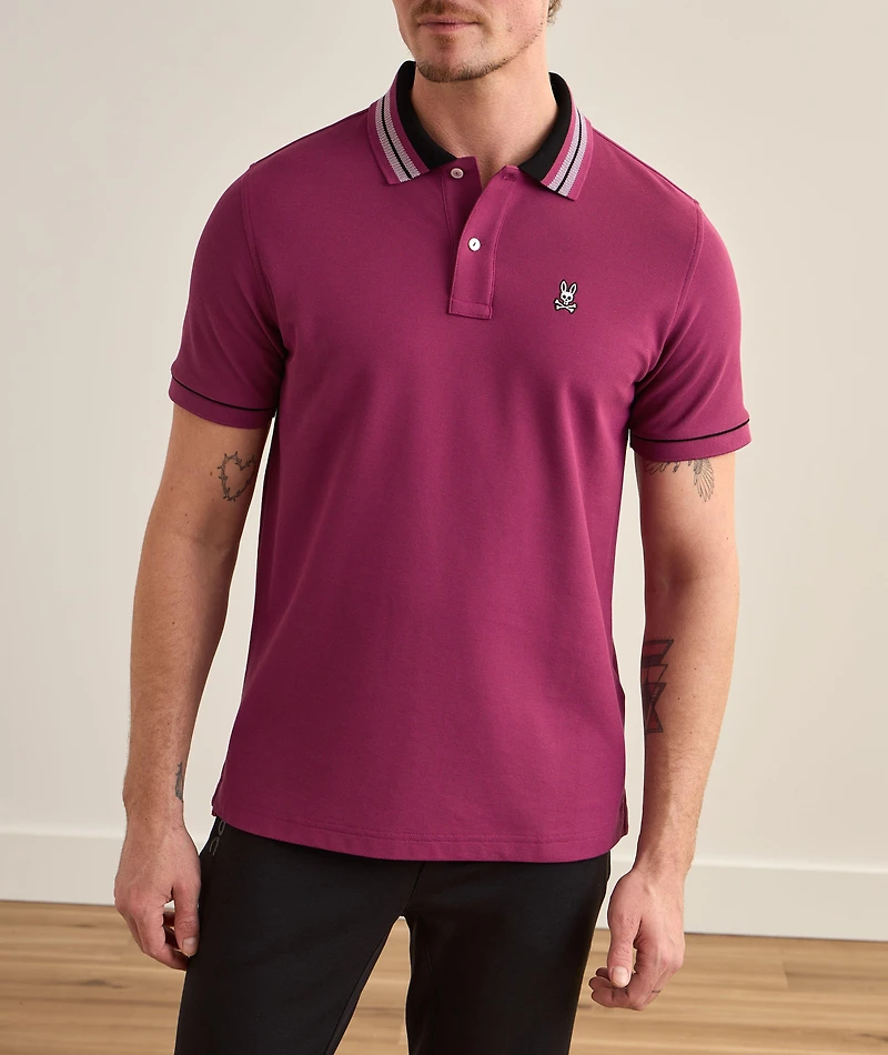 Henson Logo Pima-Cotton Piqué Polo