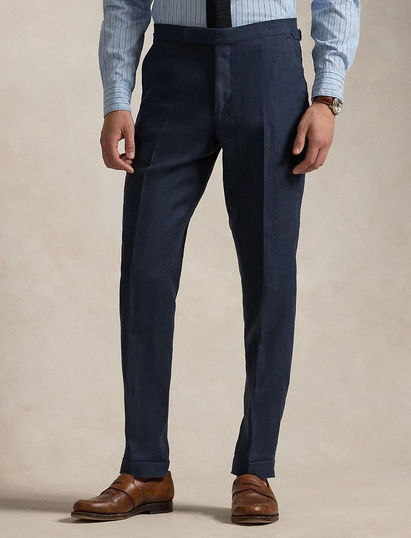 Tapered Linen Pants