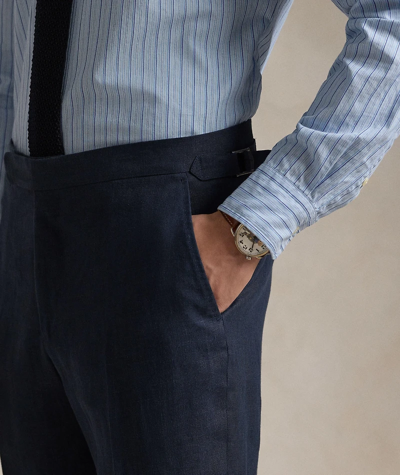Tapered Linen Pants