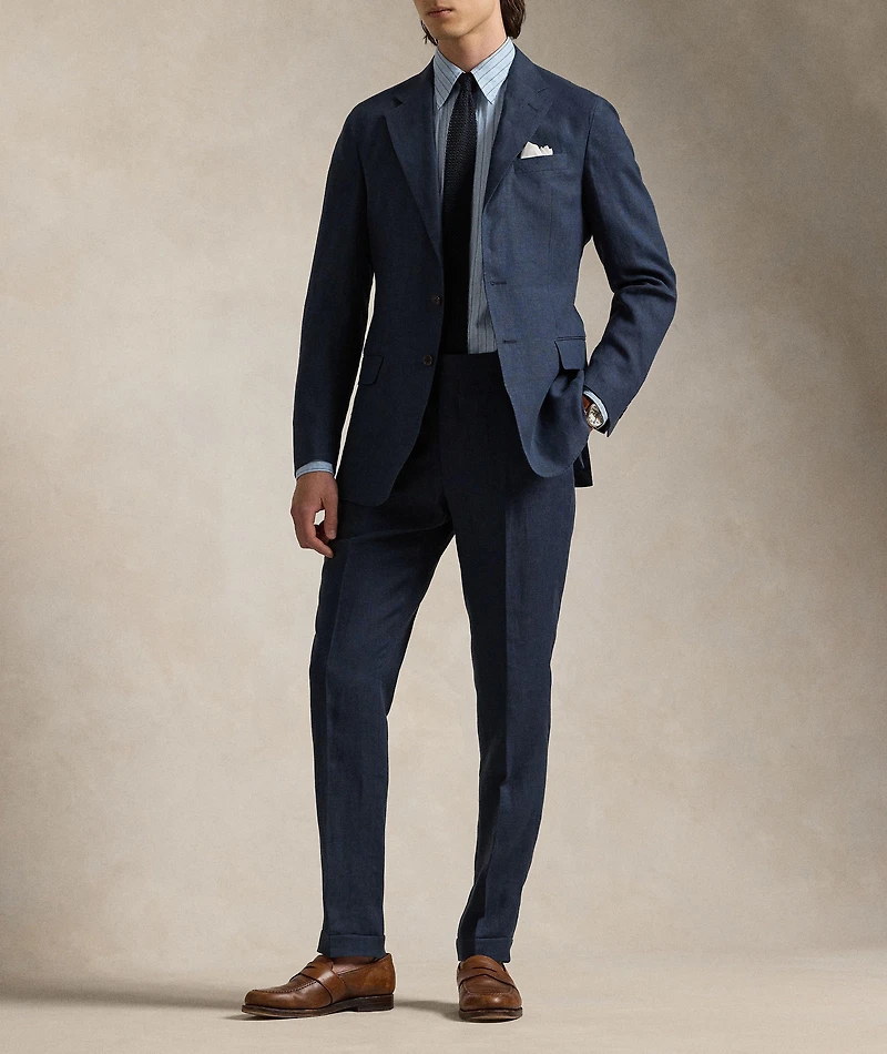 Tapered Linen Pants