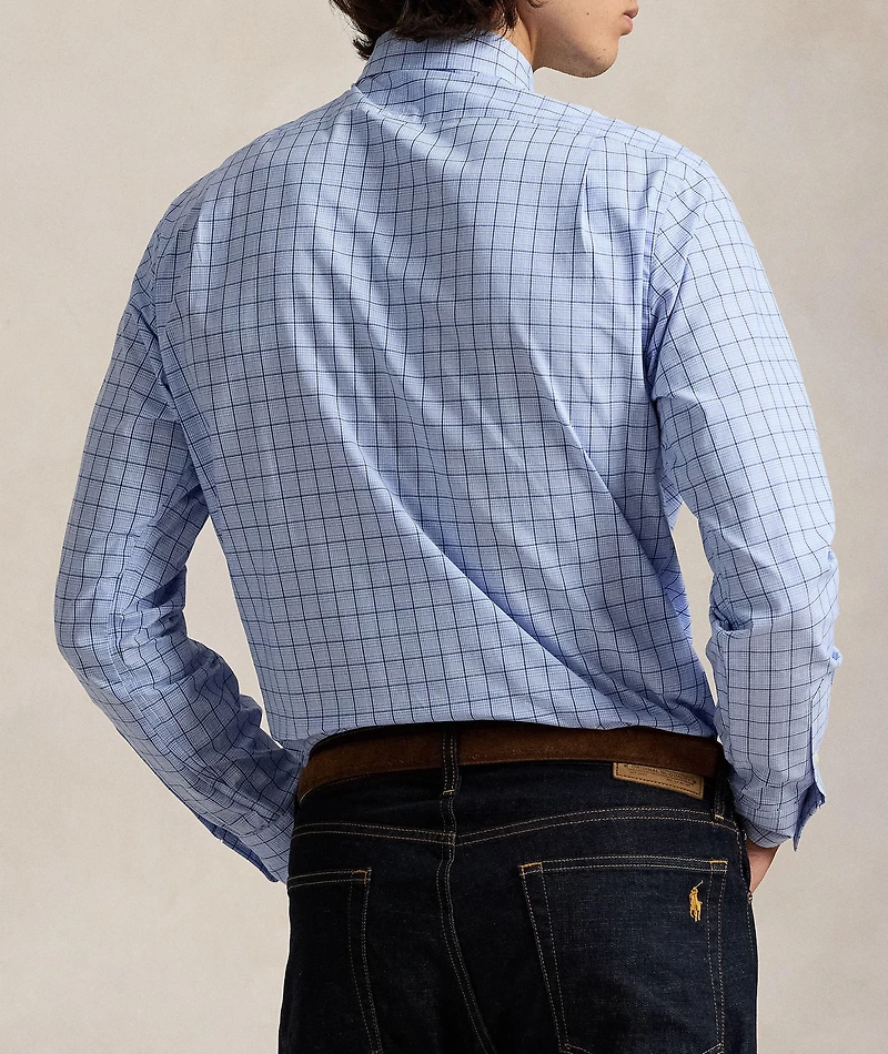 Grid Cotton Poplin Shirt