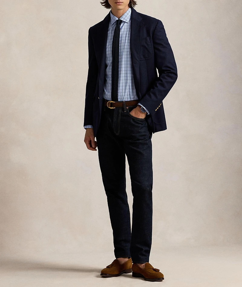 Grid Cotton Poplin Shirt