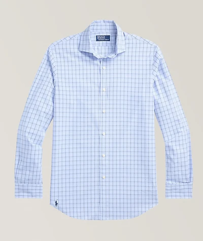 Grid Cotton Poplin Shirt