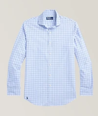 Grid Cotton Poplin Shirt