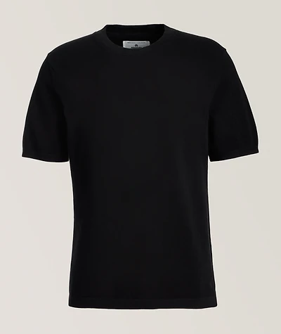 Supima Cotton Piqué Crewneck Sweater
