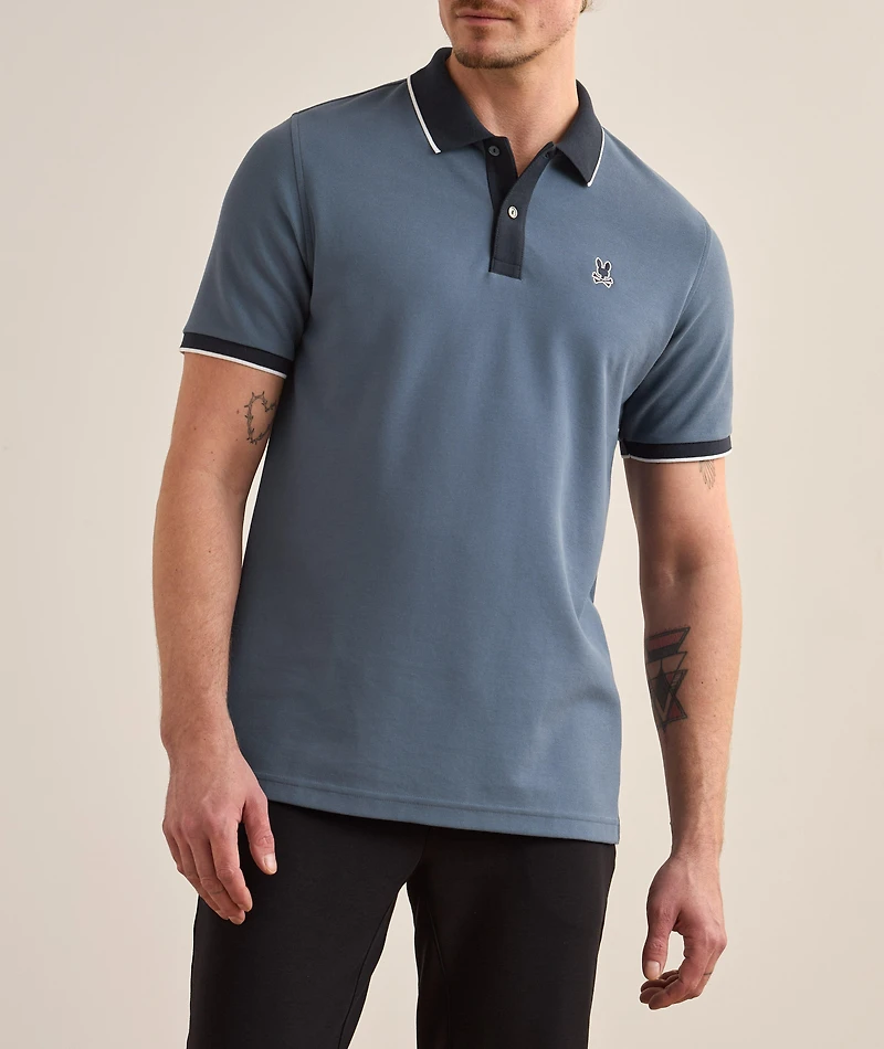 Copper Logo Pima-Cotton Piqué Polo