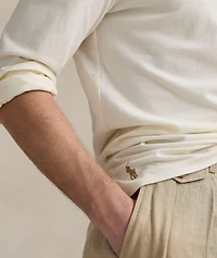 Suede Cotton Polo