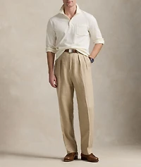 Suede Cotton Polo