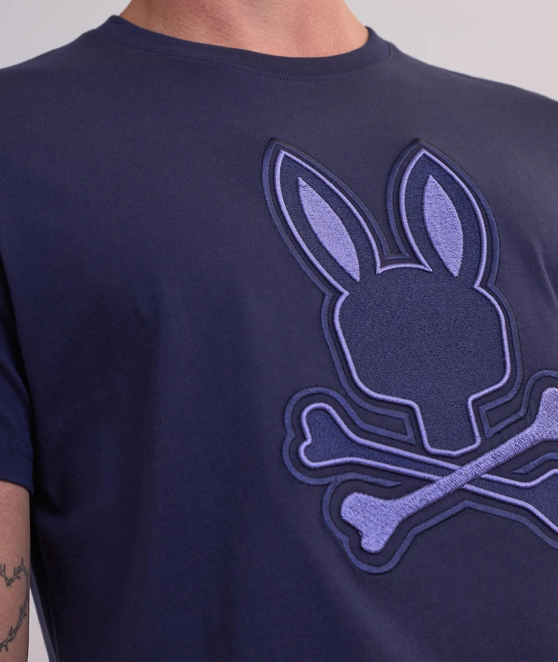 New Castle Embroidered Graphic T-Shirt