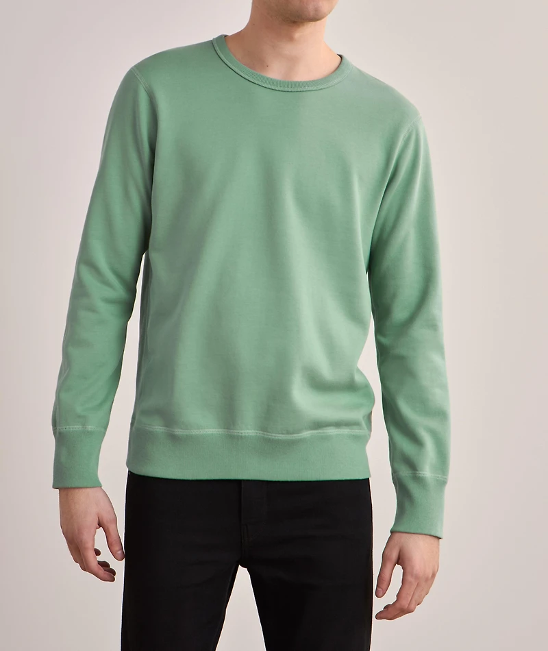 Midweight Terry Cotton Crewneck Sweatshirt