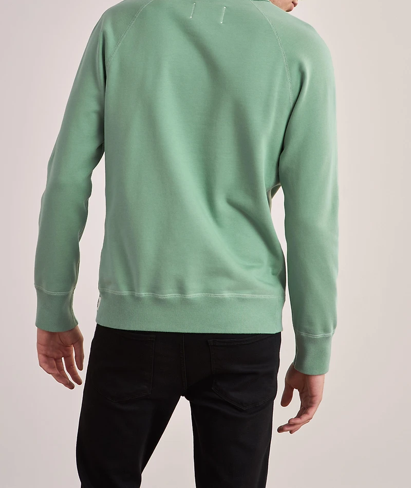 Midweight Terry Cotton Crewneck Sweatshirt