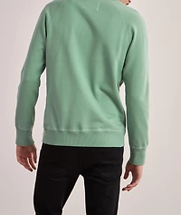 Midweight Terry Cotton Crewneck Sweatshirt